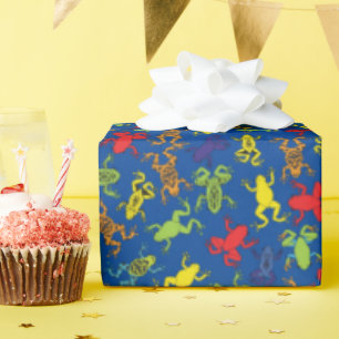 Boomkikkers van de Birthday Cute Cadeaupapier