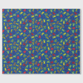 Boomkikkers van de Birthday Cute Cadeaupapier (Vlak)