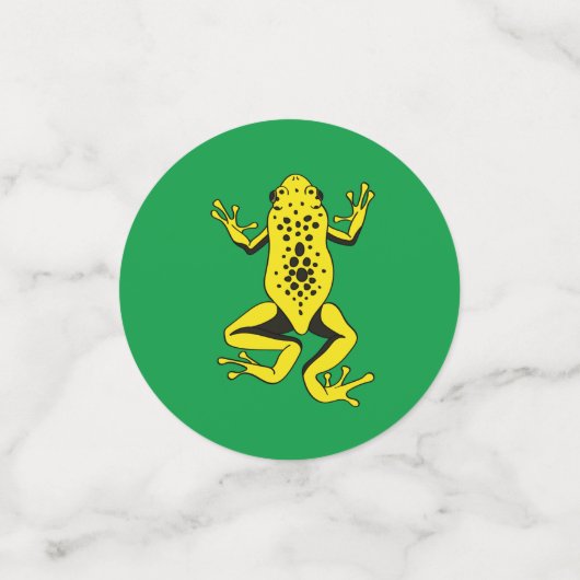 Boomkikkers van de Birthday Cute Confetti (Kleine voorkant)