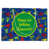 Boomkikkers van de Birthday Cute Groot Cadeauzakje (Achterkant)