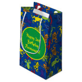 Boomkikkers van de Birthday Cute Klein Cadeauzakje (Achterkant Gekanteld)