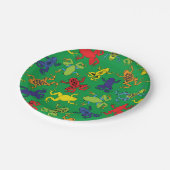 Boomkikkers van de Birthday Cute Papieren Bordje (Gekanteld)