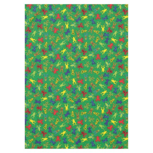 Boomkikkers van de Birthday Cute Tafelkleed (Voorkant)