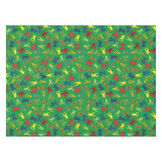 Boomkikkers van de Birthday Cute Tafelkleed (Voorkant (Horizontaal))