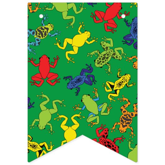 Boomkikkers van de Birthday Cute Vlaggetjes (Tweede vlag)