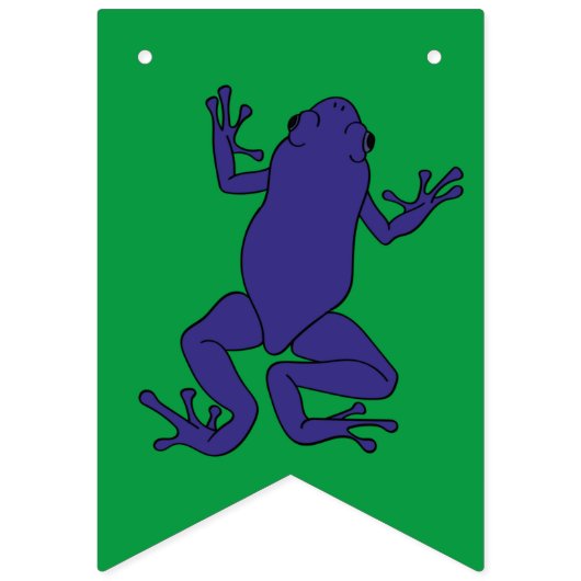 Boomkikkers van de Birthday Cute Vlaggetjes (Tweede vlag)