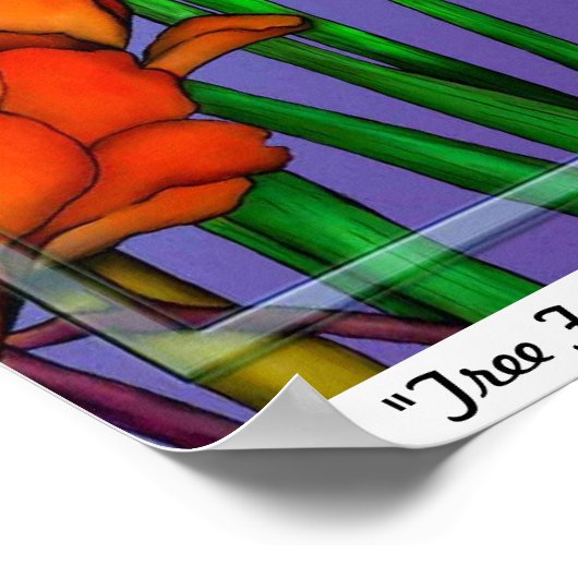 Boomkikkertuin Poster (Hoek)