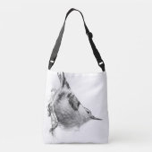 Boomklever High‑Key Vogel Crossbody Tas (Achterkant)