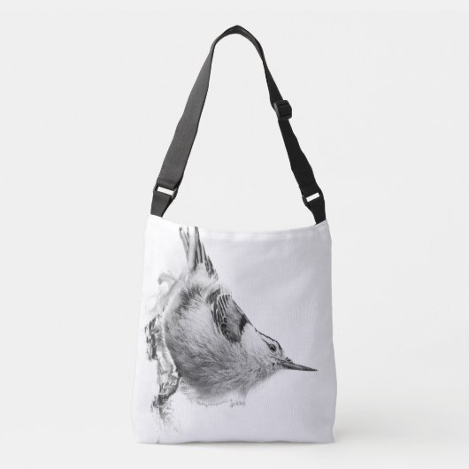 Boomklever High‑Key Vogel Crossbody Tas (Voorkant)