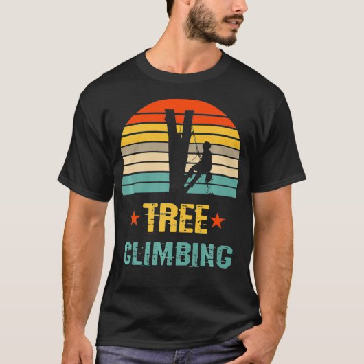 Boomklimmen Beroep Arborist Lumberjack Tree T-shirt (Voorkant)