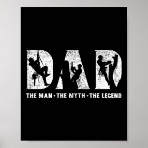 Boomklimmen Pap Het Man De mythe Het legendarische Poster