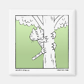 Boomklimmende kat magneet (Voorkant)