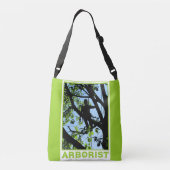 Boomklimmer Silhouette: Arborist Crossbody Tas (Achterkant)