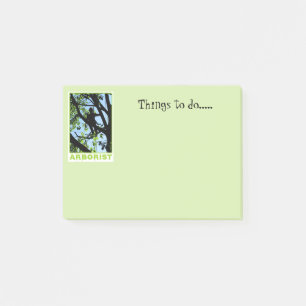 Boomklimmer Silhouette: Arborist Post-it® Notes