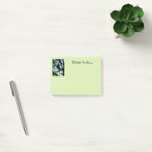 Boomklimmer Silhouette: Arborist Post-it® Notes (Kantoor)