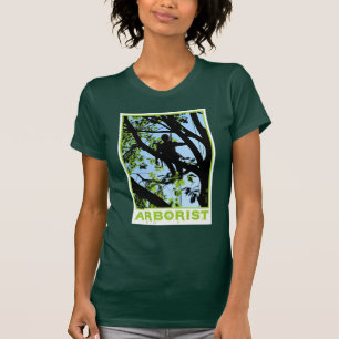 Boomklimmer Silhouette: Arborist T-shirt