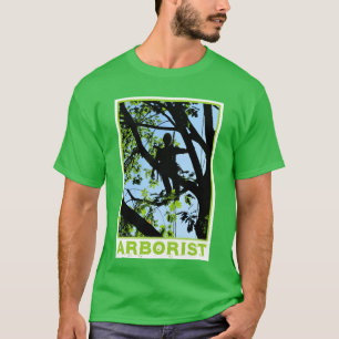 Boomklimmer Silhouette: Arborist T Shirt