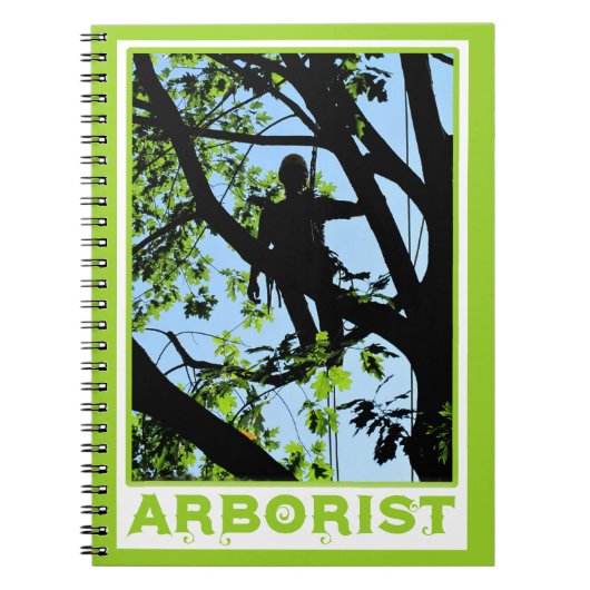 Boomklimmer Silhouette: Arborste Notitieboek (Voorkant)