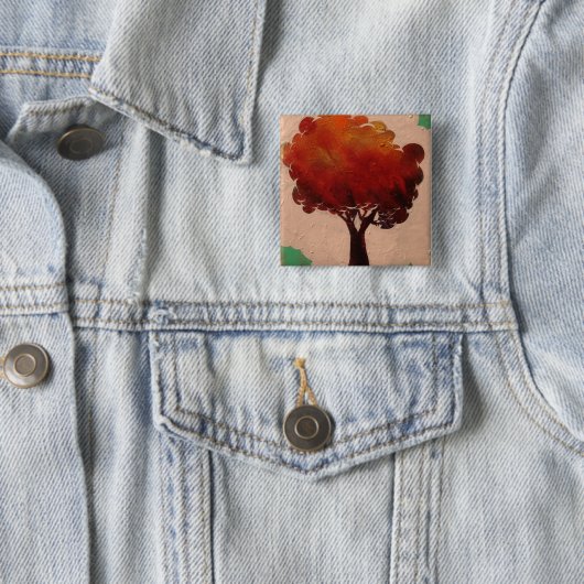 boomknop vierkante button 5,1 cm (In situ)