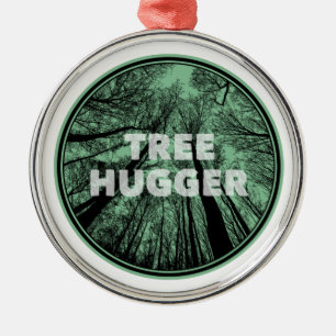 Boomknuffelaar Groen Metalen Ornament