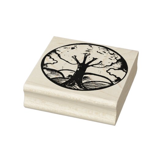 Boomknuffelaars kunst rubberstempel (Stempel)