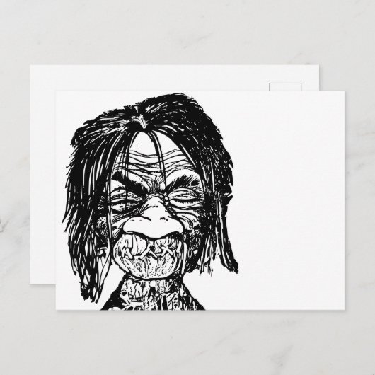 Boomkop Briefkaart (Voorkant / Achterkant)