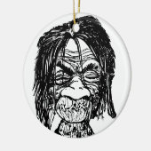 Boomkop Keramisch Ornament (Links)