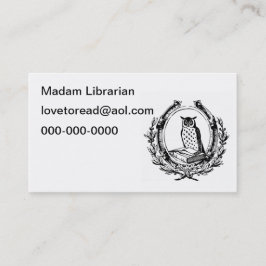  boomkor en boekkookplaat visitekaartje