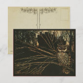  boomkor in de Bossen Briefkaart (Voorkant / Achterkant)