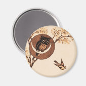  boomkor in Moon Magneet (Voorkant / Achterkant)