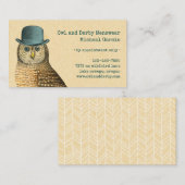 boomkor met het Groene Pet van Derby Visitekaartje (Voorkant / Achterkant)