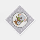 Boomkronkelend beer servet (Hoek)