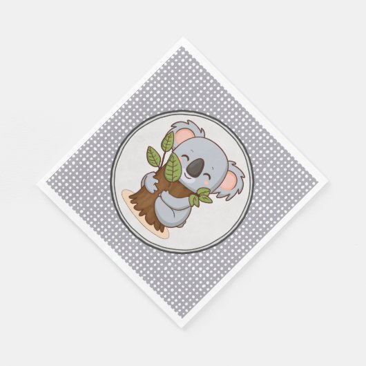 Boomkronkelend beer servet (Hoek)