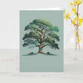 Boomkunst Kaart (Gele Bloem)