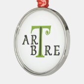 Boomkunst Metalen Ornament (Links)