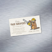 Boomkwekers Bos Verzorging Landschapsarchitectuur Magnetisch Visitekaartje (Voorbeeld)