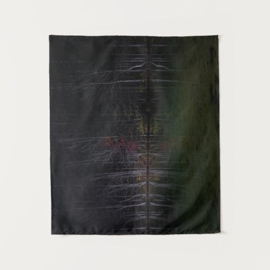 Boomlandschap in het meer wandkleed (Voorkant)