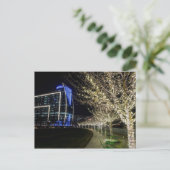 Boomlichten bij Klyde Warren Park Briefkaart (Staand voorkant)