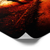 Boomlijnd pad poster (Hoek)