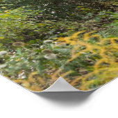 Boomlijnde Weg in het najaar Poster (Hoek)