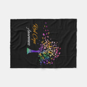 Boomlint RSD CRPS Awareness Fleece Deken (Voorkant (Horizontaal))