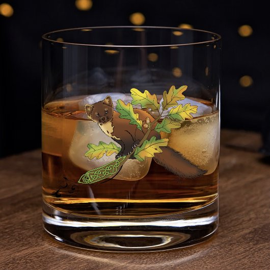 Boommarter Herfstbladeren Whisky Glas
