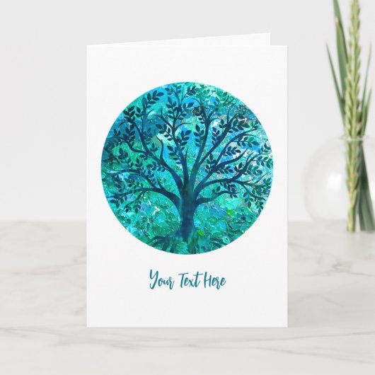 boommedaillon notitiekaartje (Voorkant)