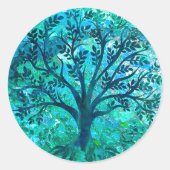 boommedaillon ronde sticker (Voorkant)