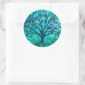 boommedaillon ronde sticker (Tas)