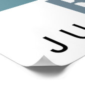 Boommeer, Joegoslavië, Slovenië, vintage-reizen Poster (Hoek)