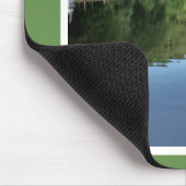 Boommeer met Sky & Trees Reflecteerd in Water Foto Muismat (Hoek)