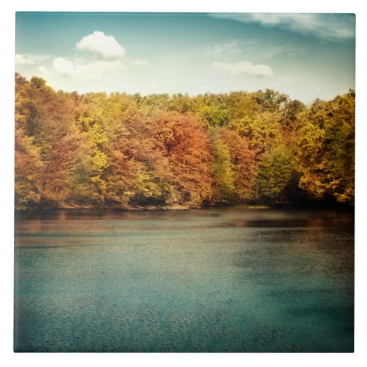 Boommeer Watermonogram Tegeltje (Voorkant)