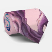 Boommeisje surrealistisch schilderij stropdas (Opgerold)