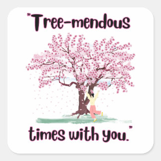 BOOMMENDUS QUOTE VIERKANTE STICKER